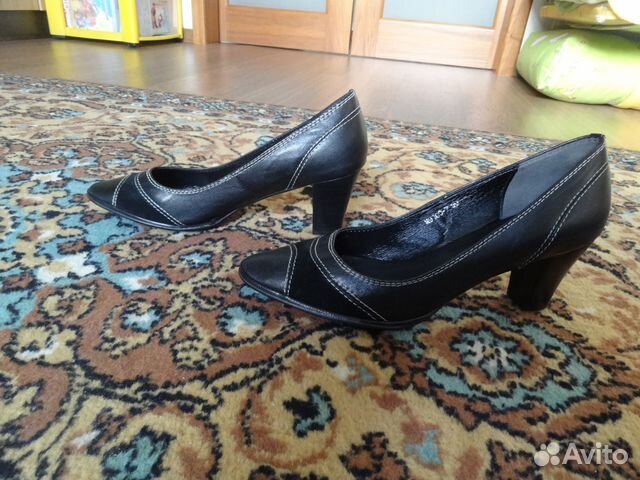 Туфли Berkonty черные кожа/замша р.39 Туфли Berkonty черные кожа/замша р.39