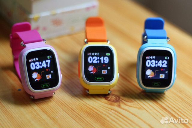 Детские смарт-часы с GPS и сенсорным экраном Детские смарт-часы с GPS и сенсорным экраном