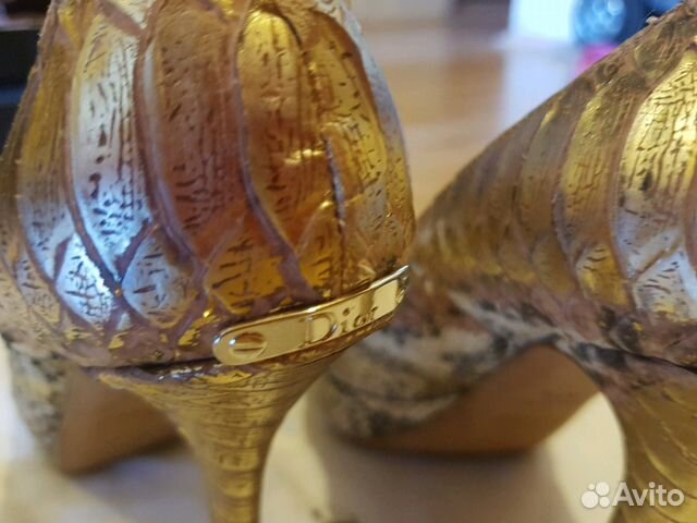 Туфли из питона Dior оригинал