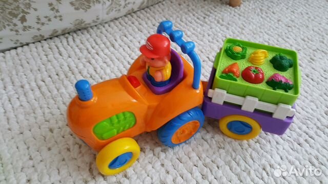 Трактор музыкальный Kiddieland Трактор музыкальный Kiddieland