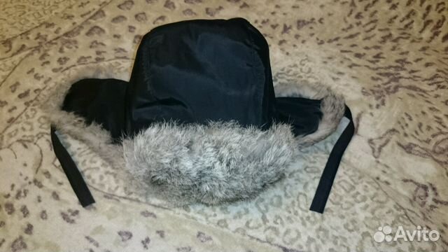 Шапка на ребёнка, ушанка новая, мех кролик