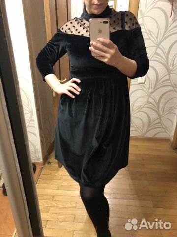Платье новое велюр