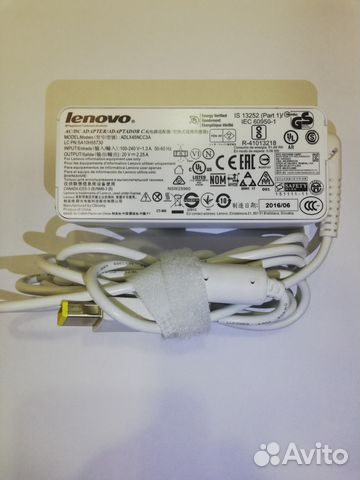 Блок питания Lenovo adlx45NCC3A 20V 2.25A45W White