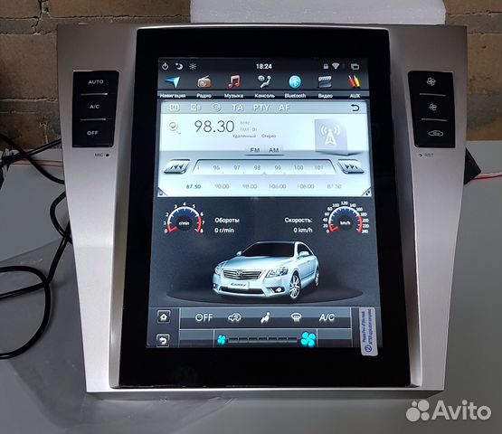 Магнитола. Tesla Toyota Camry V40 Магнитола. Tesla Toyota Camry V40