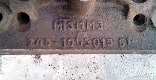 Головка блока цилиндров двс 245 евро 4