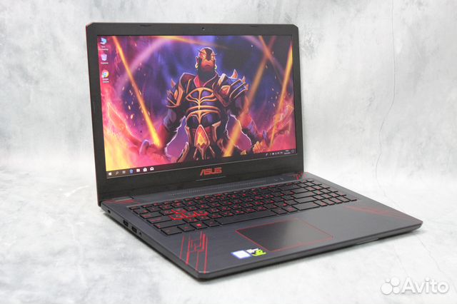 Игровой ноутбук asus i5/GTX1050/12Gb/SSD+HDD
