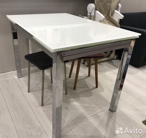 Стол кухонный стеклянный Cubo 110EW