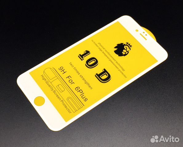 iPhone 6 6s Plus Стекло 10D King Glass Белое 10Д + iPhone 6 6s Plus Стекло 10D King Glass Белое 10Д +