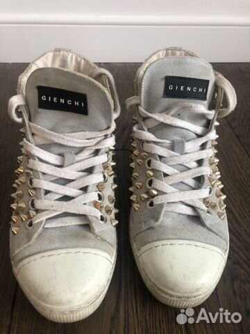 Кеды Gienchi 37 размер б/у с эффектом потертости Кеды Gienchi 37 размер б/у с эффектом потертости