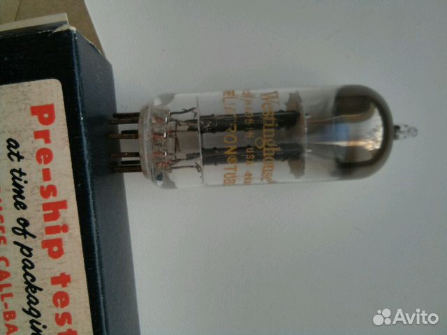 Радиолампа westinghouse 12bz7 USA Радиолампа westinghouse 12bz7 USA
