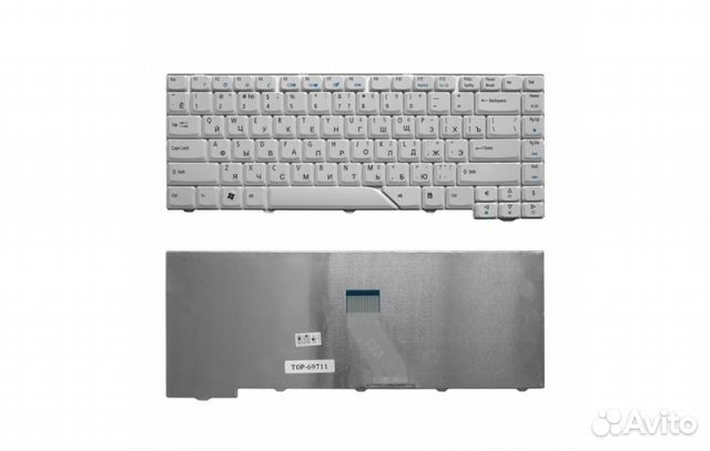 Клавиатура для ноутбука Acer 4230, 4330, 4430 бела