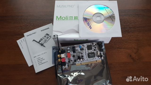 Musiland moli PCI Звуковая карта hifi 24bit/192кГц