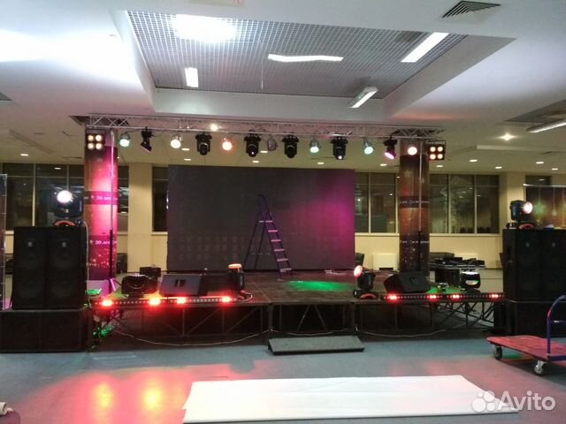 Аренда и прокат звука и света, проекторы и тв