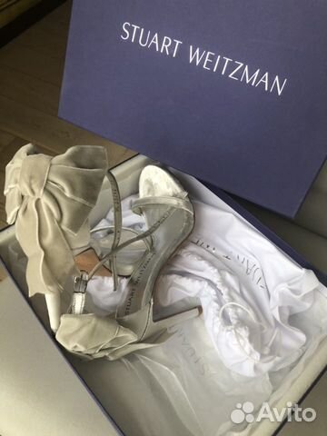 Босоножки Stuart Weitzman Mybow Velvet Argento Босоножки Stuart Weitzman Mybow Velvet Argento
