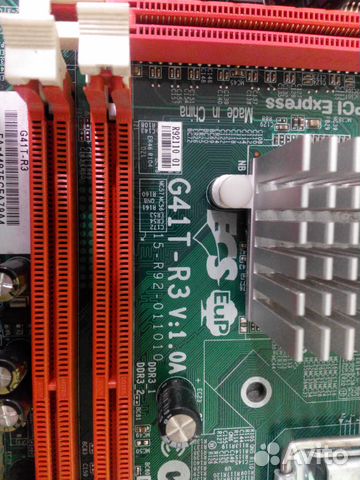 Материнская плата s775 ECS G41T-R3 (V1.0A) DDR3