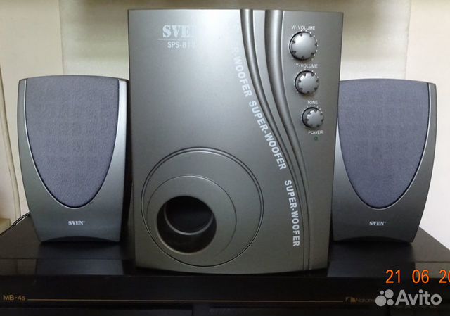 Колонки с сабвуфером sven SPS-818