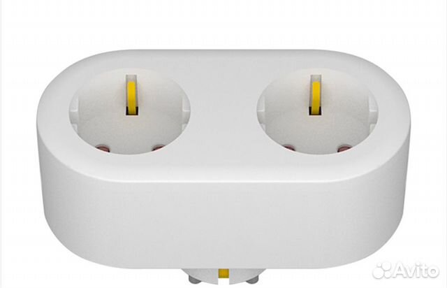 Умная розетка WiFi с измерен.потребл. на 2 гнезда Умная розетка WiFi с измерен.потребл. на 2 гнезда
