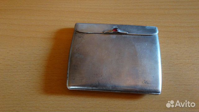 Портсигар старинный серебро 84 пробы