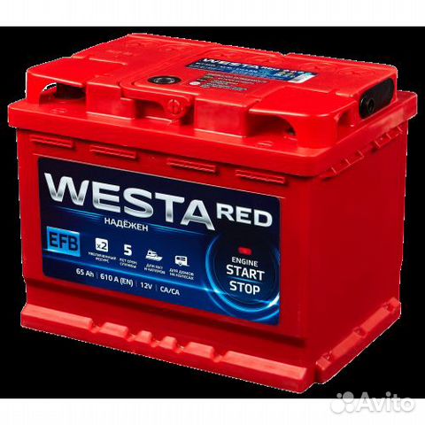 Аккумулятор Westa RED 65 Ач