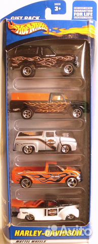 hot wheels harley davidson 5 pack