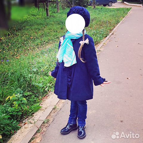 Детское пальто с беретом