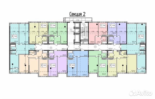 1-к квартира, 37.6 м², 17/22 эт. 1-к квартира, 37.6 м², 17/22 эт.