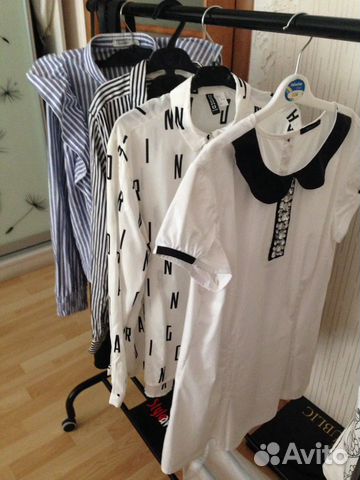 Блузки (рубашки) H&M, Berchka, Mohito 42 и 44