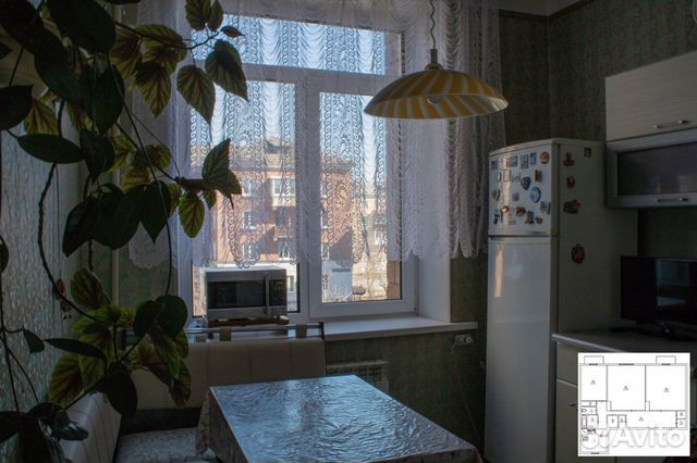 3-к квартира, 90.9 м², 3/4 эт.