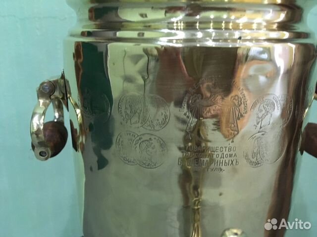 Самовар угольный на дровах 4л Медали