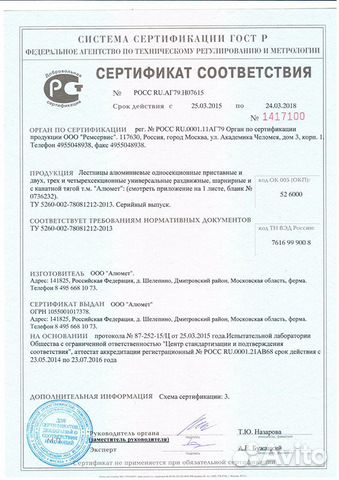 Профессиональная лестница alumet P2 9212