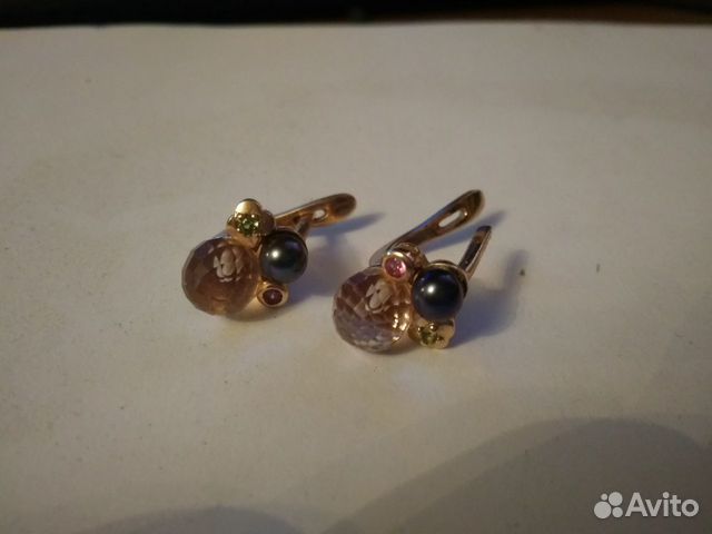 Серги золото