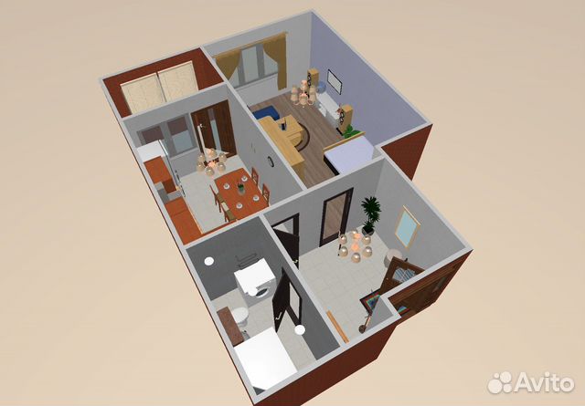 1-к квартира, 44.1 м², 16/16 эт.