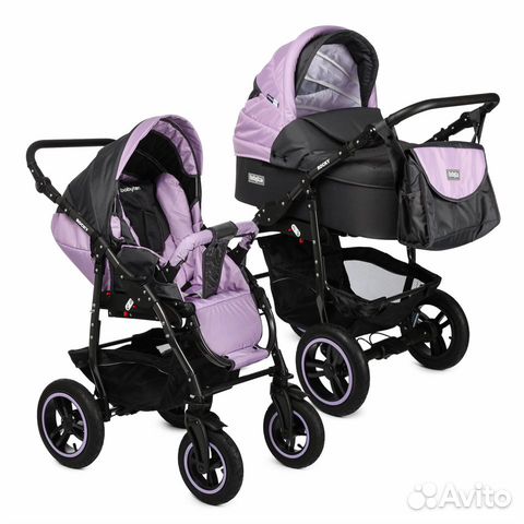 Коляска 2в1 Babyton Rocky Purple 52
