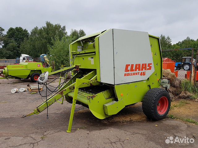 Пресс подборщик рулонный claas rollant 46