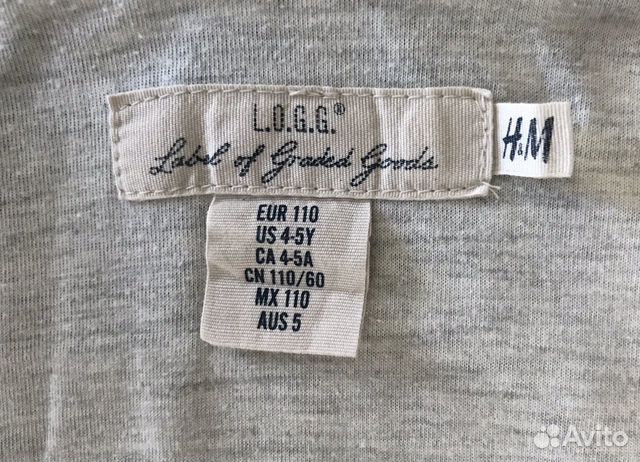 Ветровка H&M синяя 110 как новая Ветровка H&M синяя 110 как новая