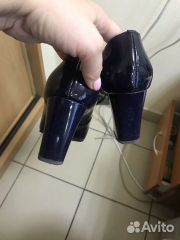 Туфельки синие