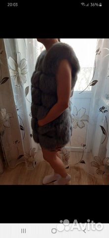 Жилет из песца Жилет из песца