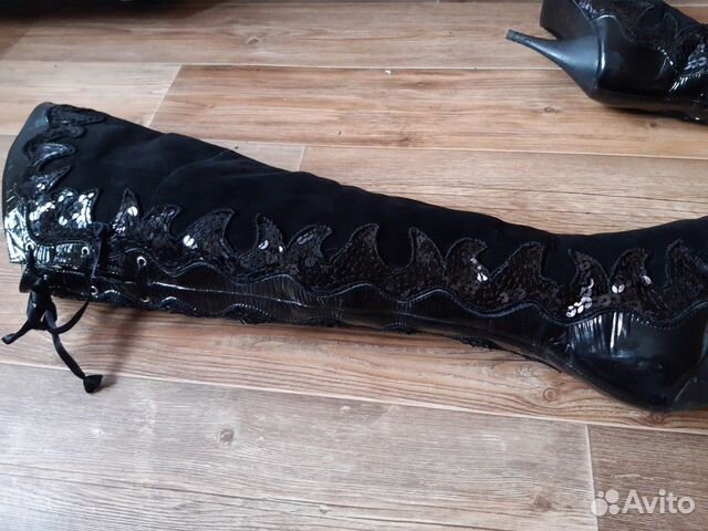 Сапоги ботфорты