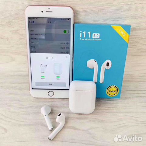 Гарнитура Bluetooth i11 AirPods