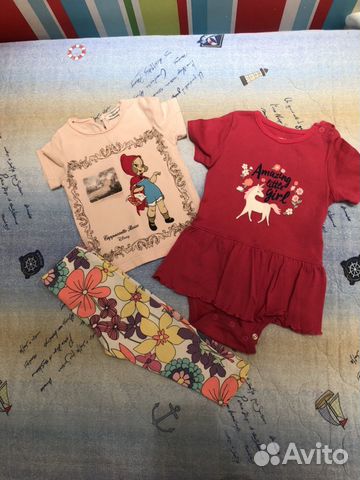 Одежда на девочку D&G, Carters 12-18мес Одежда на девочку D&G, Carters 12-18мес