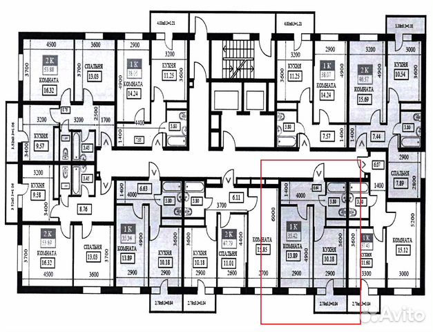 1-к квартира, 35.4 м², 10/16 эт.