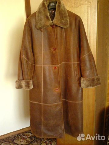 Дубленка женская натуральная (54-56) xxxl Турция