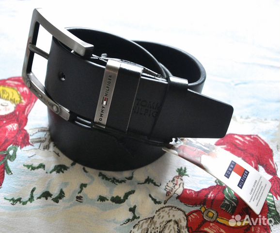 Мужской ремень / Tommy Hilfiger / новый (черный)