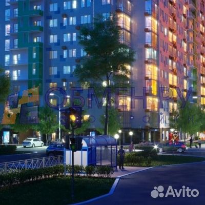 1-к квартира, 45 м², 7/15 эт.