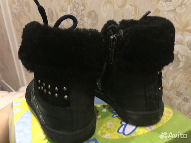 Ботинки детские на меху