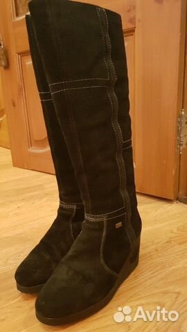 Сапоги зимние замшевые Rieker 38р Сапоги зимние замшевые Rieker 38р