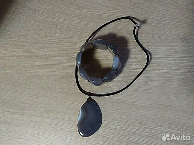 Набор. натуральный камень - агат Набор. натуральный камень - агат