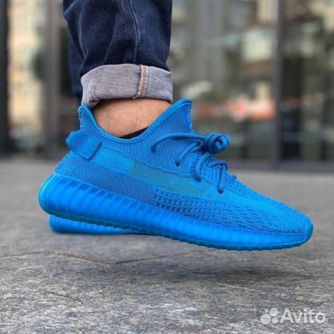 Кроссовки Adidas Yeezy Boost 350 V2 Синие 36-45) Кроссовки Adidas Yeezy Boost 350 V2 Синие 36-45)