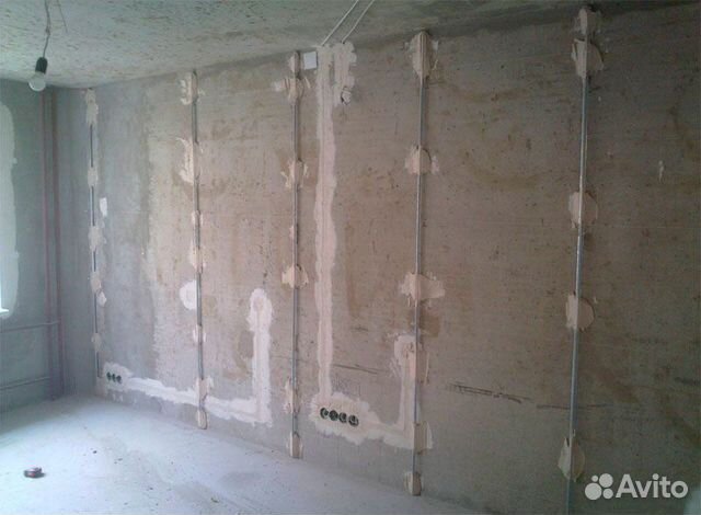 Механизированная штукатурка под обои