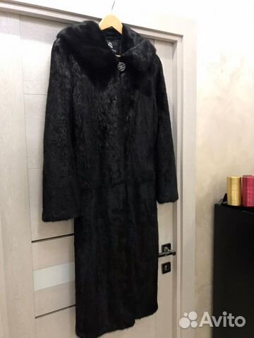Шуба норковая с капюшоном 42/44 размер